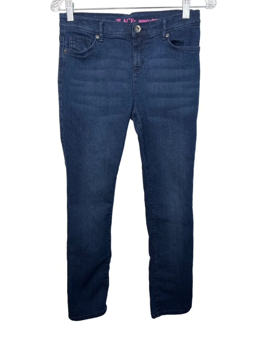 The Children's Place Girls Size 14 Skinny Jeans Dark Wash Stretch Denim